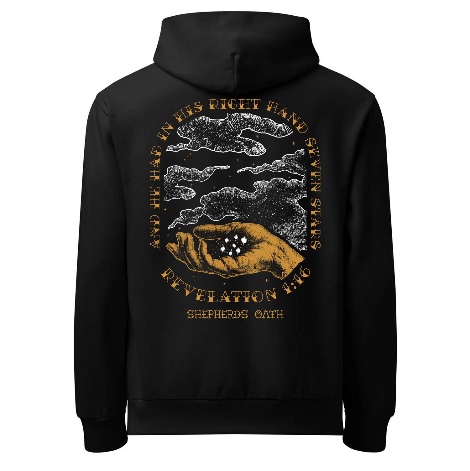7 STARS Revelation 1:16 Hoodie