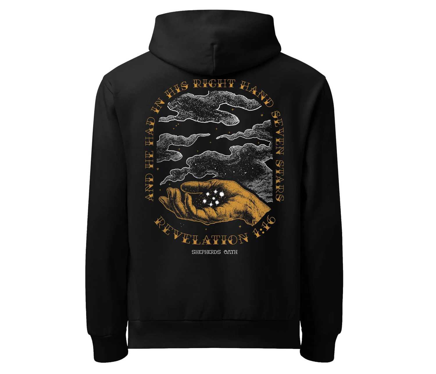 7 STARS Revelation 1:16 Hoodie